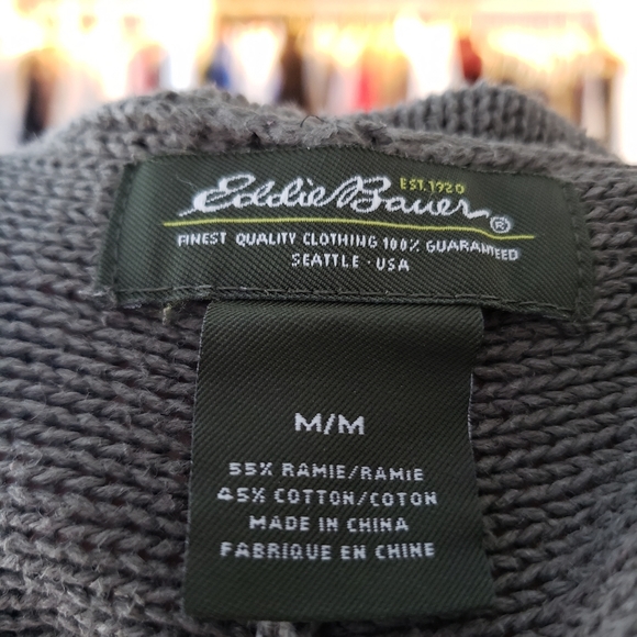 Eddie Bauer Long Sweater Vest - Picture 5 of 6